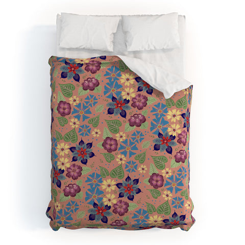 Pimlada Phuapradit Starry Floral Duvet Cover