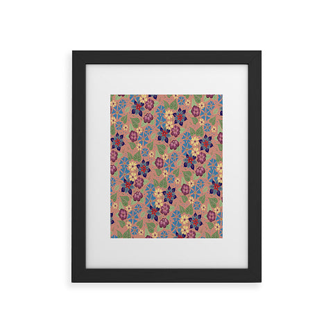 Pimlada Phuapradit Starry Floral Framed Art Print