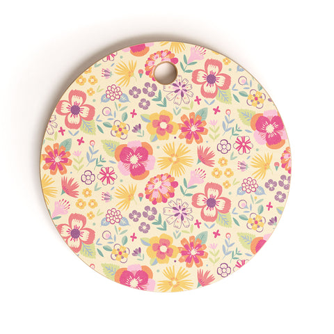 Pimlada Phuapradit Summer Bloom I Cutting Board Round
