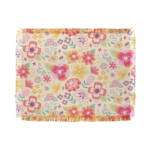 Pimlada Phuapradit Summer Bloom I Throw Blanket