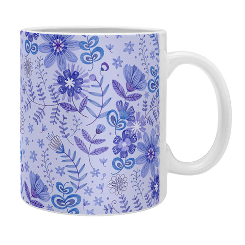 Pimlada Phuapradit Summer Floral Blue 2 Coffee Mug