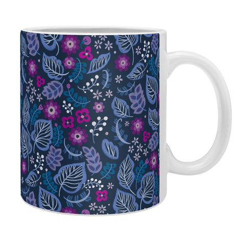 Pimlada Phuapradit Summer Floral Blue 3 Coffee Mug