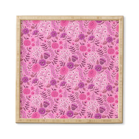 Pimlada Phuapradit Summer Floral Pink 2 Framed Wall Art