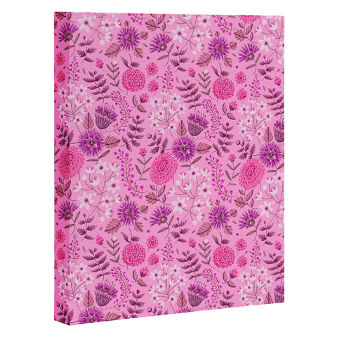 Pimlada Phuapradit Summer Floral Pink 2 Art Canvas