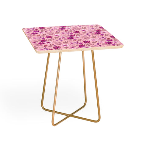 Pimlada Phuapradit Summer Floral Pink 3 Side Table