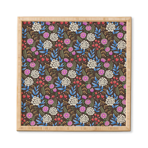 Pimlada Phuapradit Summer Nights Floral Framed Wall Art