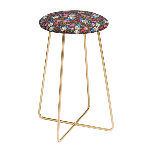 Pimlada Phuapradit Summer Nights Floral Counter Stool