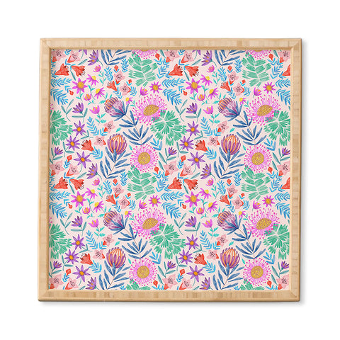 Pimlada Phuapradit Summer Protea Framed Wall Art