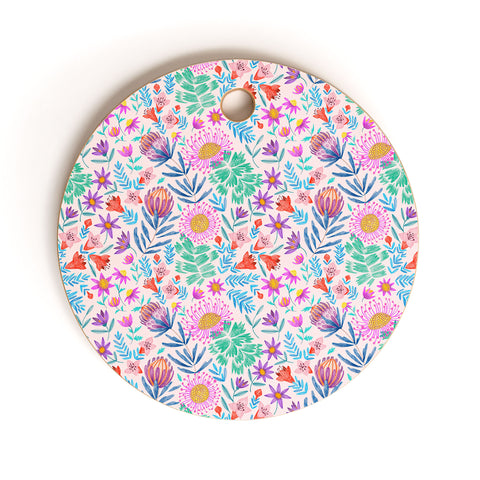Pimlada Phuapradit Summer Protea Cutting Board Round
