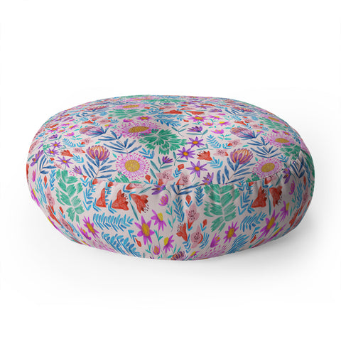 Pimlada Phuapradit Summer Protea Floor Pillow Round
