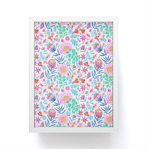 Pimlada Phuapradit Summer Protea Framed Mini Art Print
