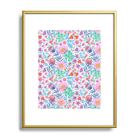 Pimlada Phuapradit Summer Protea Metal Framed Art Print