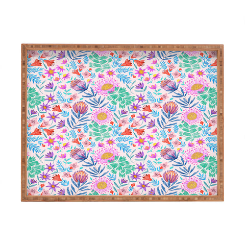 Pimlada Phuapradit Summer Protea Rectangular Tray