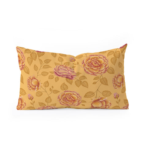 Pimlada Phuapradit Summer Rose Oblong Throw Pillow