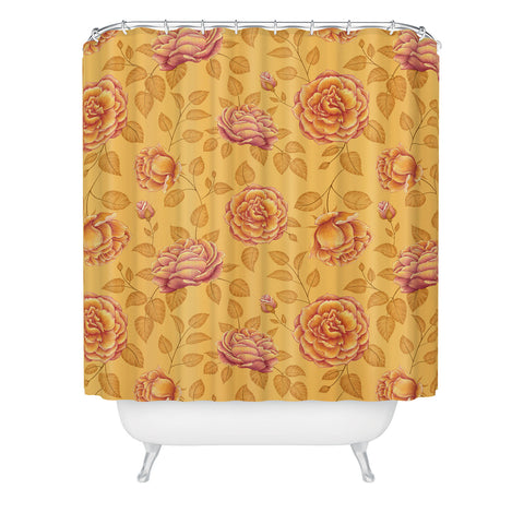Pimlada Phuapradit Summer Rose Shower Curtain