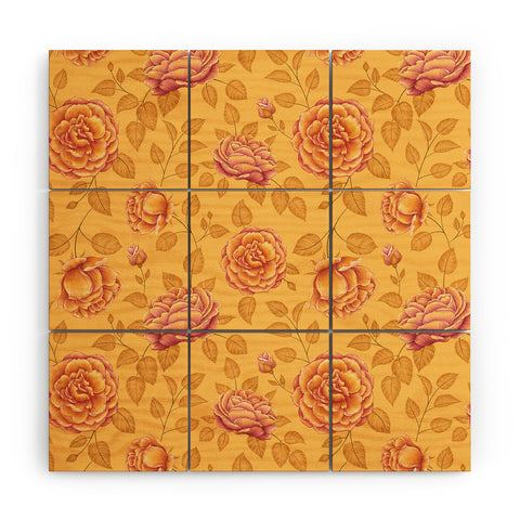 Pimlada Phuapradit Summer Rose Wood Wall Mural