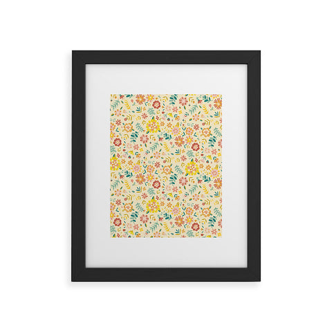 Pimlada Phuapradit Sunny Daisies Framed Art Print
