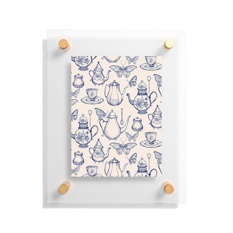 Pimlada Phuapradit Tea with butterflies Floating Acrylic Print