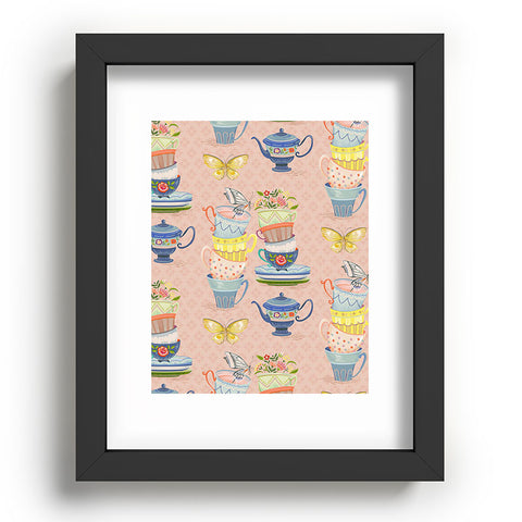 Pimlada Phuapradit Teacups and Butterflies Recessed Framing Rectangle