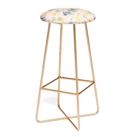 Pimlada Phuapradit Teacups and Butterflies Bar Stool