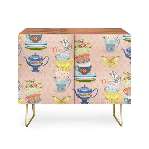 Pimlada Phuapradit Teacups and Butterflies Credenza