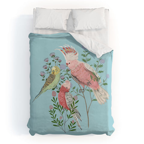 Pimlada Phuapradit The Three Birds Duvet Cover
