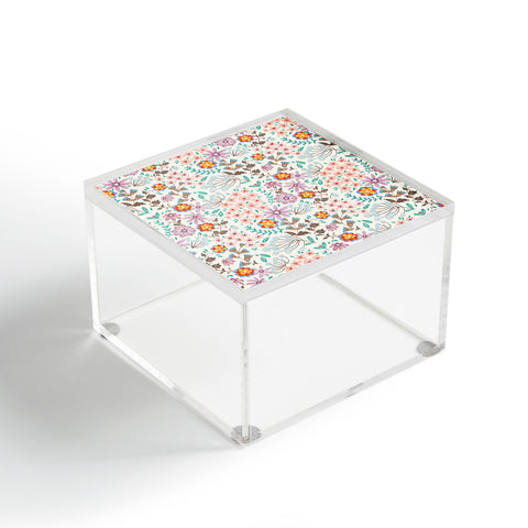 Pimlada Phuapradit Tiny Floral Pastel Acrylic Box