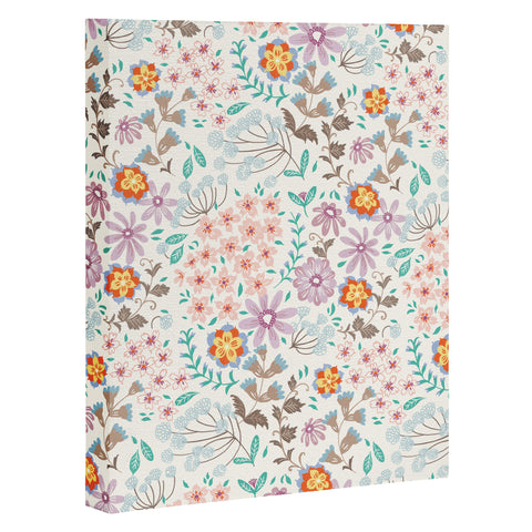 Pimlada Phuapradit Tiny Floral Pastel Art Canvas