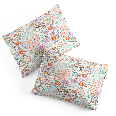 Pimlada Phuapradit Tiny Floral Pastel Pillow Shams