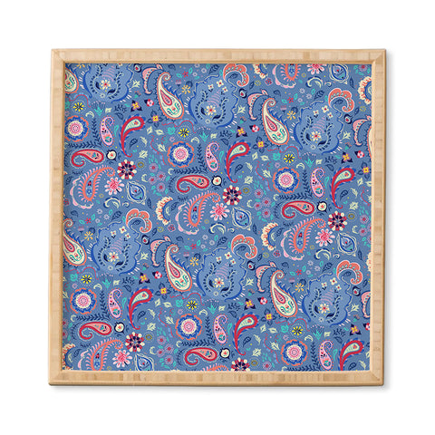 Pimlada Phuapradit Tiny Paisleys Framed Wall Art