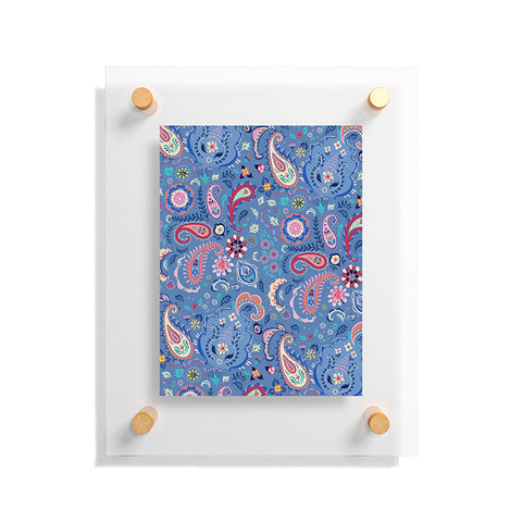 Pimlada Phuapradit Tiny Paisleys Floating Acrylic Print