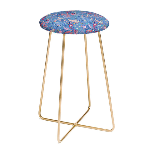 Pimlada Phuapradit Tiny Paisleys Counter Stool