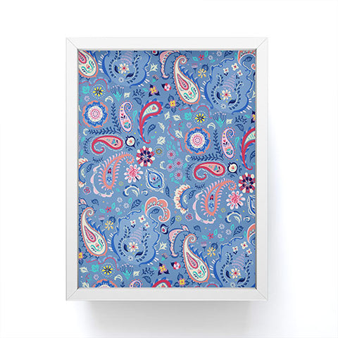 Pimlada Phuapradit Tiny Paisleys Framed Mini Art Print