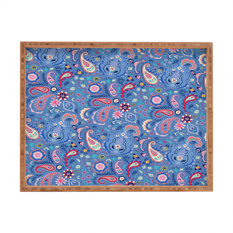 Pimlada Phuapradit Tiny Paisleys Rectangular Tray