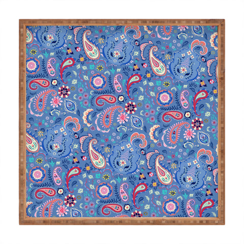 Pimlada Phuapradit Tiny Paisleys Square Tray
