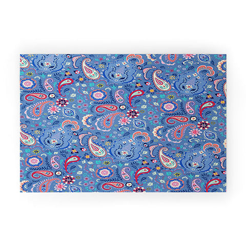 Pimlada Phuapradit Tiny Paisleys Welcome Mat