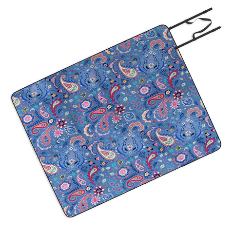 Pimlada Phuapradit Tiny Paisleys Picnic Blanket