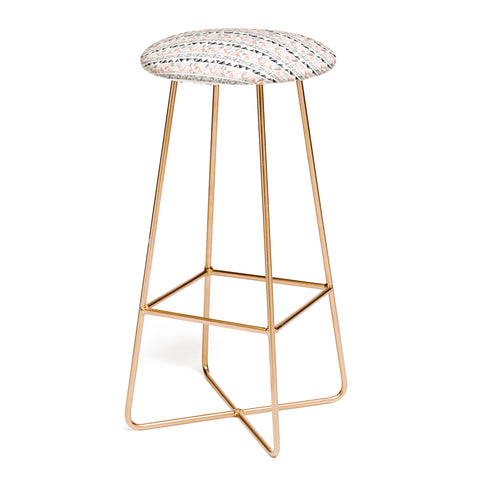 Pimlada Phuapradit Tiny Triangle Stripes 2 Bar Stool