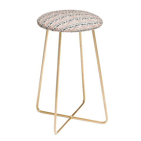 Pimlada Phuapradit Tiny Triangle Stripes 2 Counter Stool