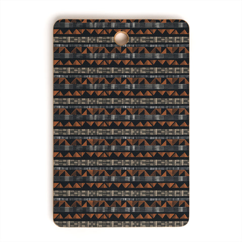 Pimlada Phuapradit Tiny Triangle Stripes Cutting Board Rectangle