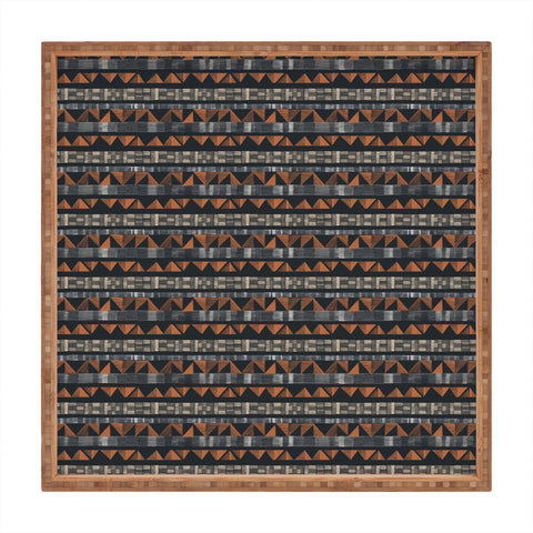 Pimlada Phuapradit Tiny Triangle Stripes Square Tray