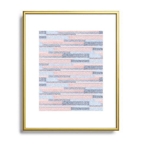 Pimlada Phuapradit Velveteen Stripes Metal Framed Art Print