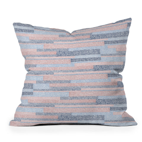 Pimlada Phuapradit Velveteen Stripes Throw Pillow