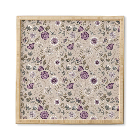 Pimlada Phuapradit Violet Vine Framed Wall Art