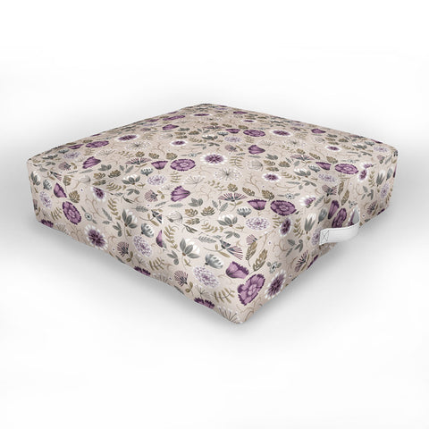 Pimlada Phuapradit Violet Vine Outdoor Floor Cushion