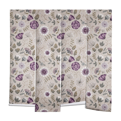 Pimlada Phuapradit Violet Vine Wall Mural