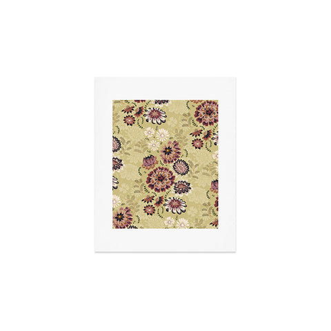 Pimlada Phuapradit Wildflowers light green Art Print