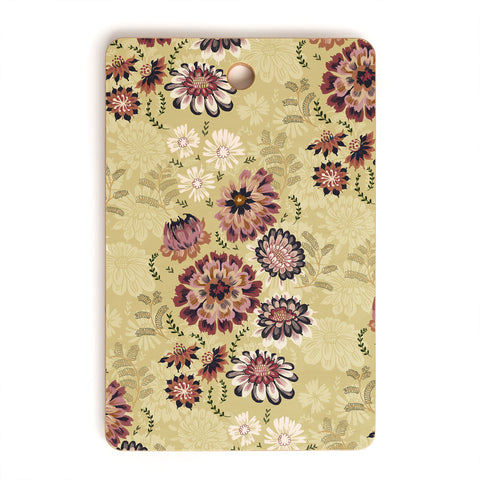 Pimlada Phuapradit Wildflowers light green Cutting Board Rectangle