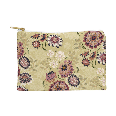 Pimlada Phuapradit Wildflowers light green Pouch