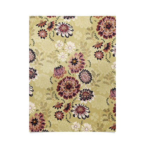 Pimlada Phuapradit Wildflowers light green Poster